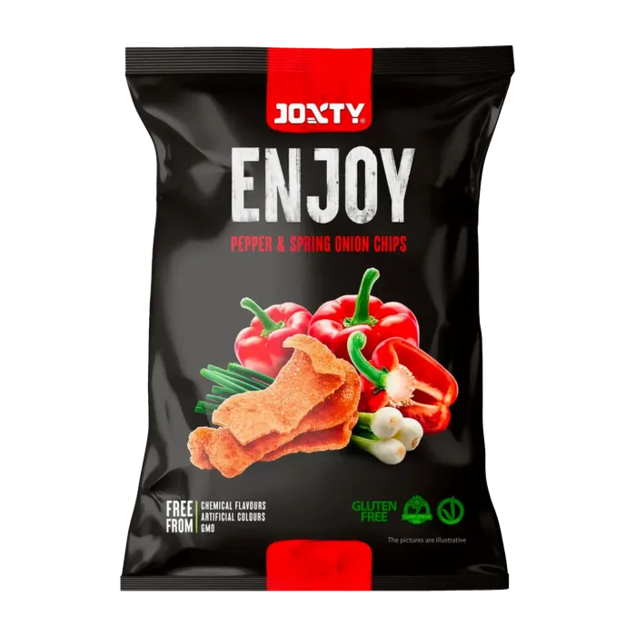 Enjoy Chips Chipsy bramborové s červenou paprikou a jarní cibulkou 40g